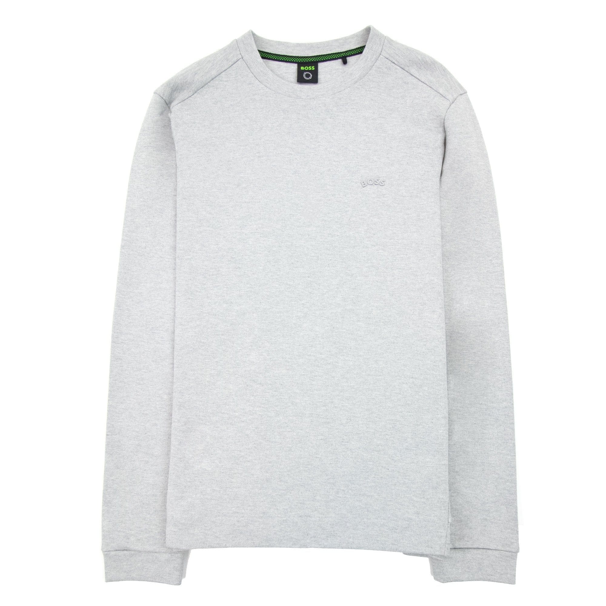 Hugo Boss Salbo Curved Logo Sweatshirt Grey 059