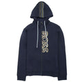 Hugo Boss Saggy 1 Multi Logo Zip Up Hoody Dark Navy 402