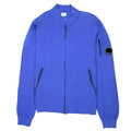 Cp Company Funnel Neck Watch-viewer Lens Zip Up Sweatshirt Blue 854