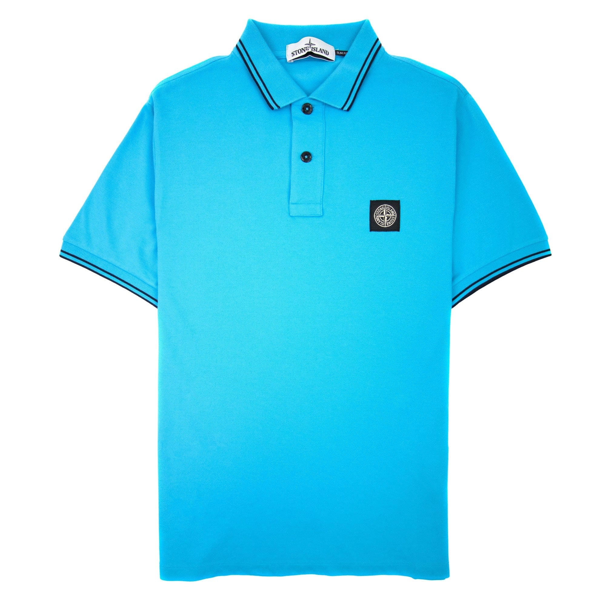 Stone Island Tip Polo Ss Turquoise V0042