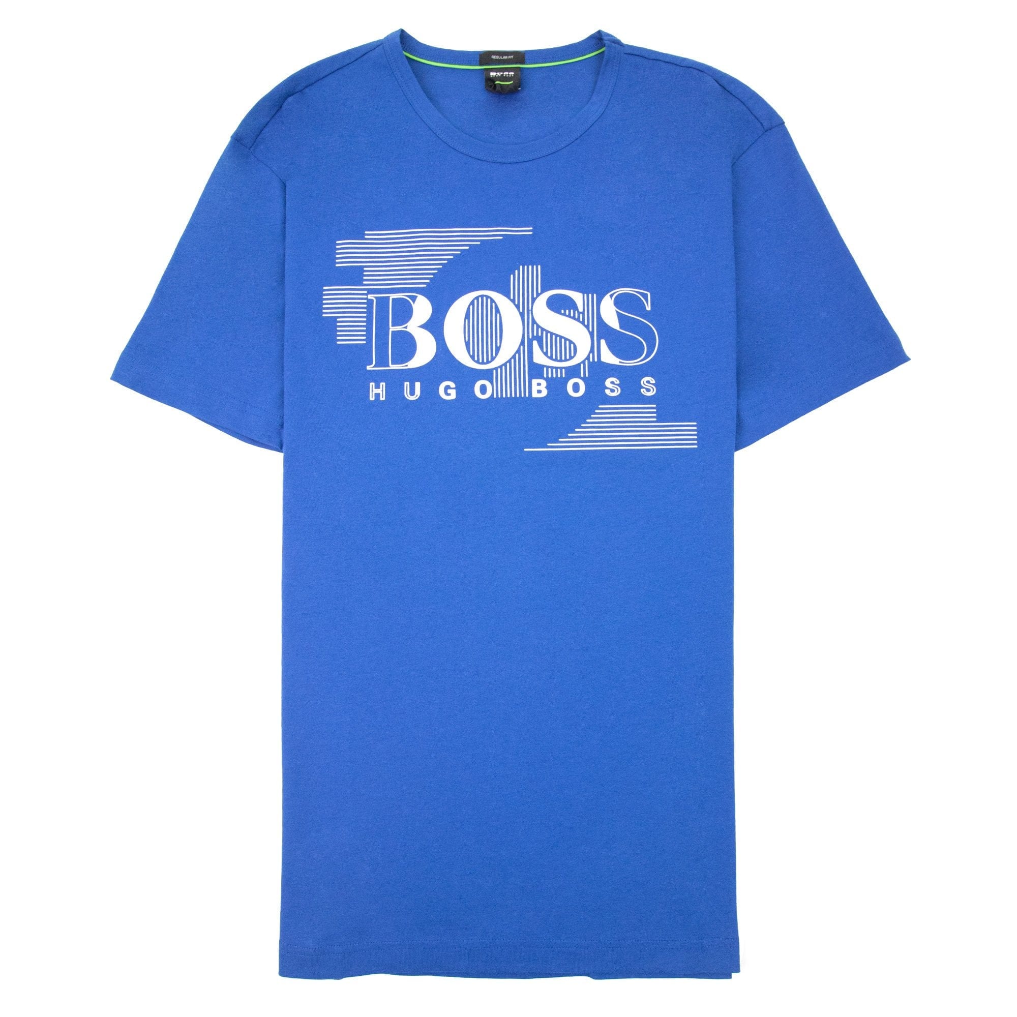 Hugo Boss Tee 1 Logo T Shirt Blue 420