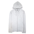 Hugo Boss Saggy Curved Logo Zip Up Hoody Gray 059