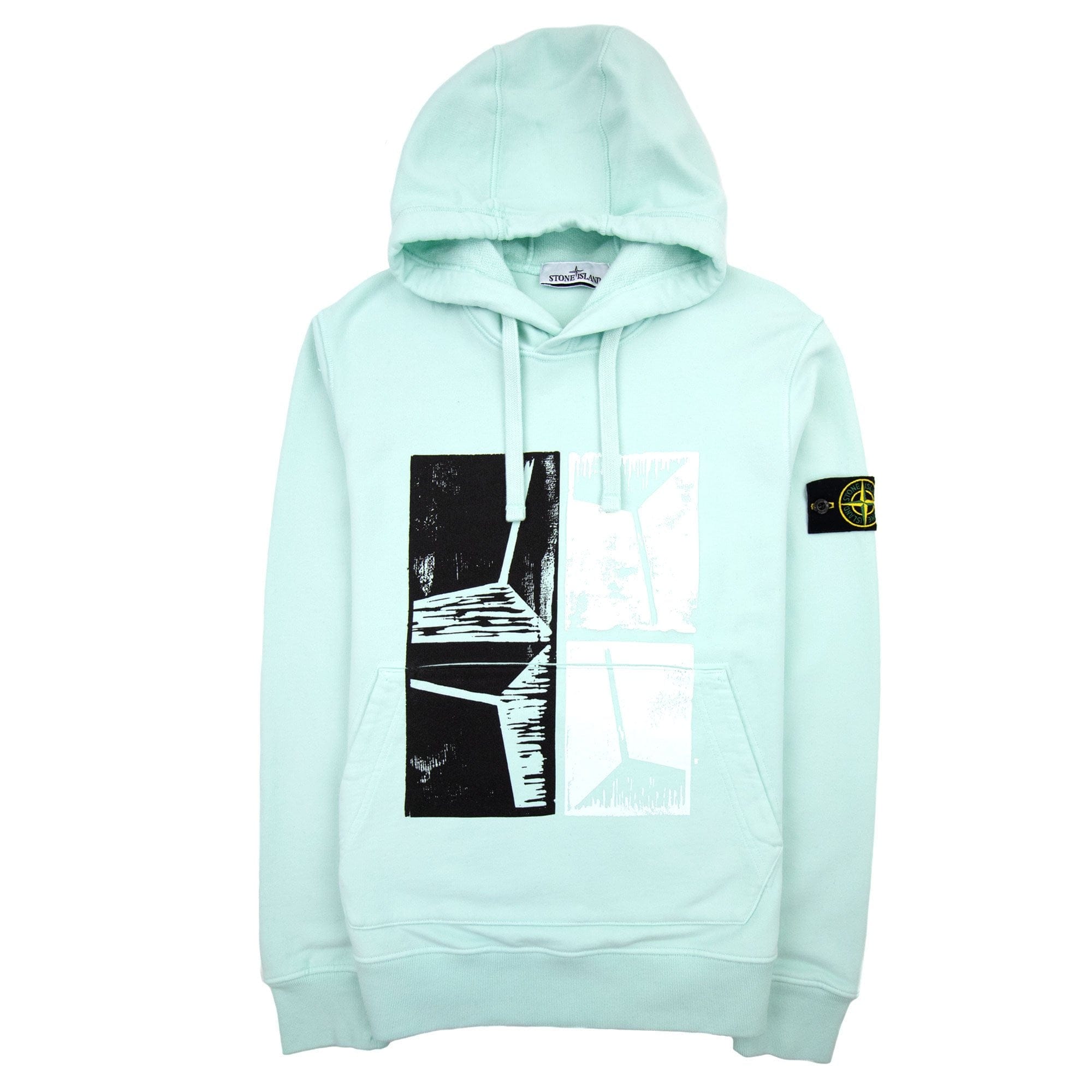 Stone Island 64182 Xilografia Four Hoody Mint Green V0044