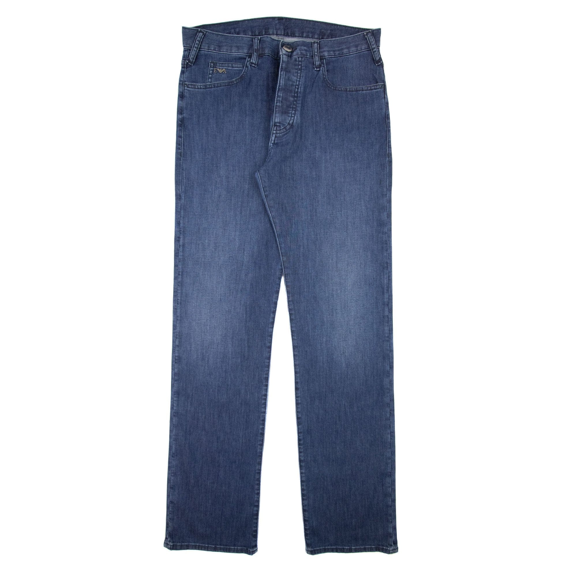 Emporio Armani J21 Regular Fit 5 Pocket Jean Denim Blue 0943