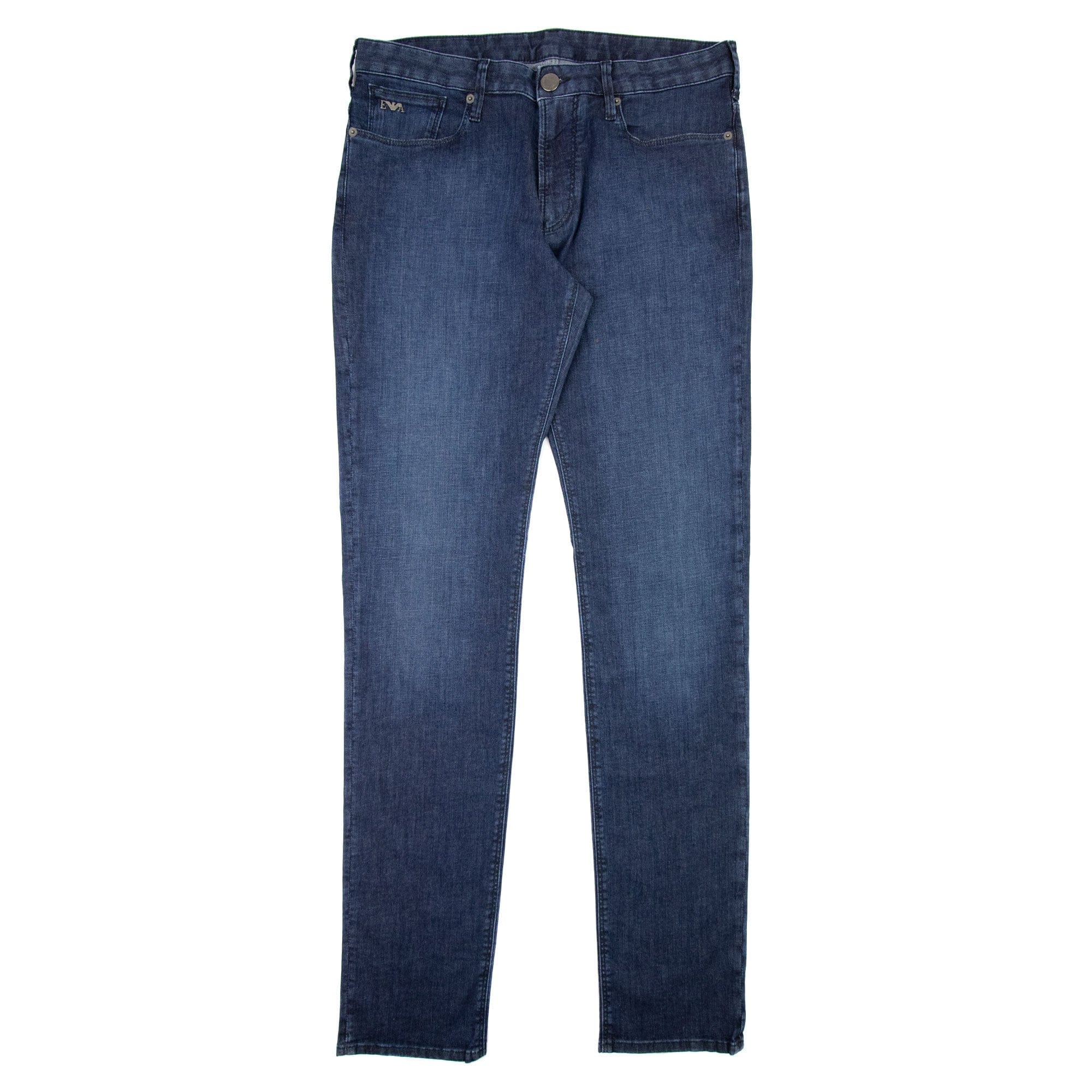 Emporio Armani J06 Mid-wash Slim-fit Denim Jeans Denim