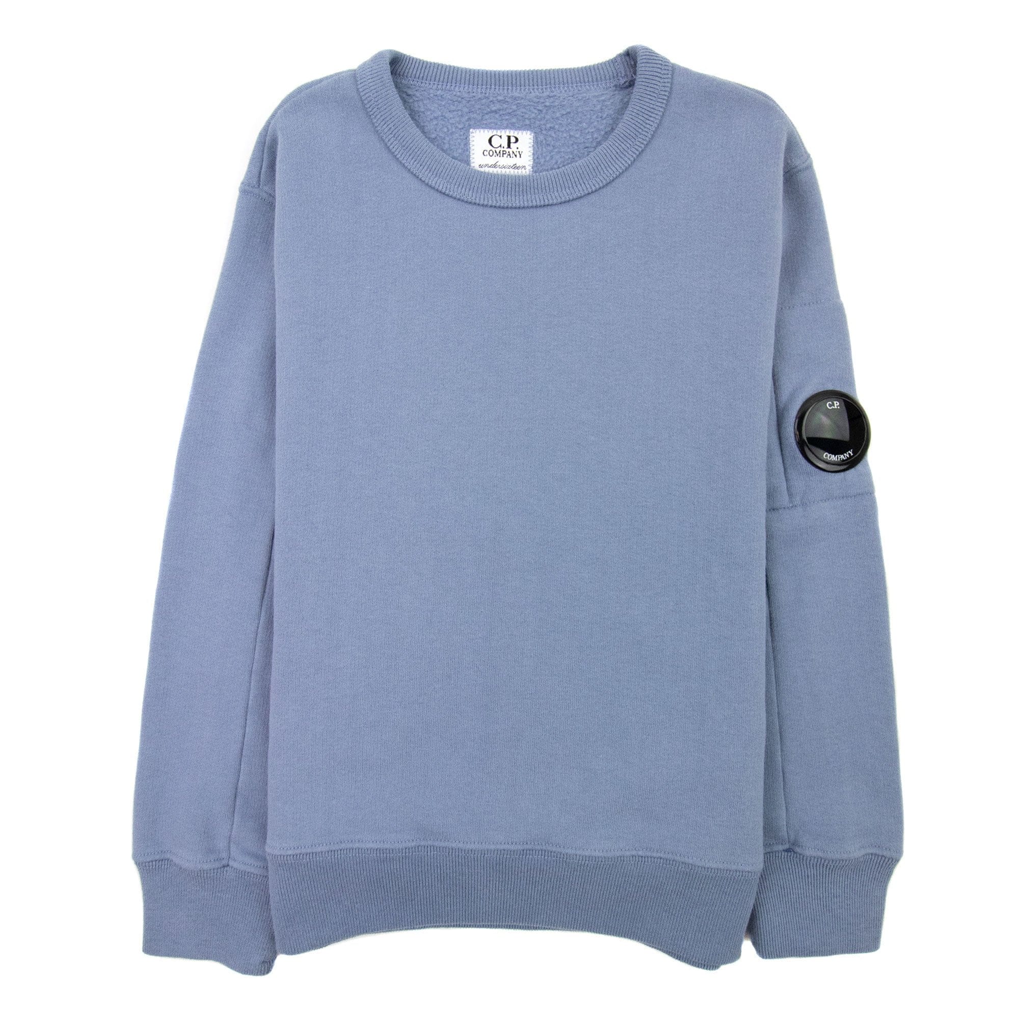 Cp Company Undersixteen Lens Fleece Sweatshirt Blue