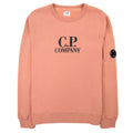 Cp Company Undersixteen Basic Lens Crewneck Sweatshirt Pink