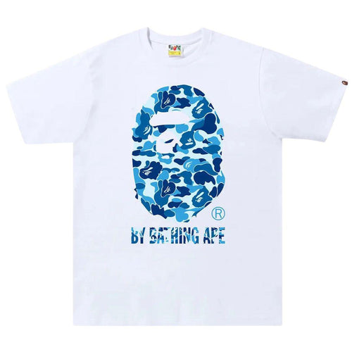 BAPE ABC CAMO BY BATHING APE T-SHIRT WHITE/BLUE