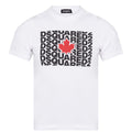Kids DSQUARED2 White Logo T-Shirt