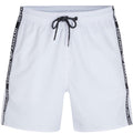Emporio Armani White Tape Swimshorts