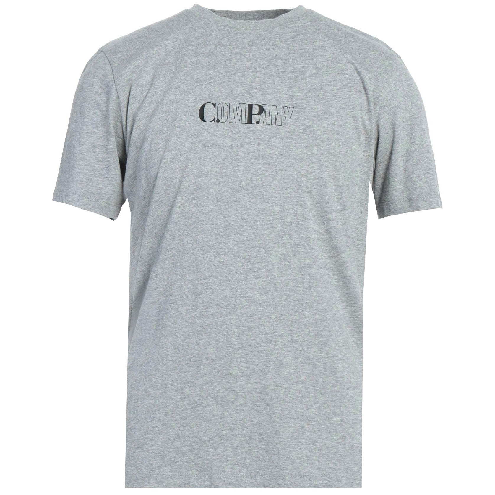 CP Company Grey Bold CP Logo T-Shirt