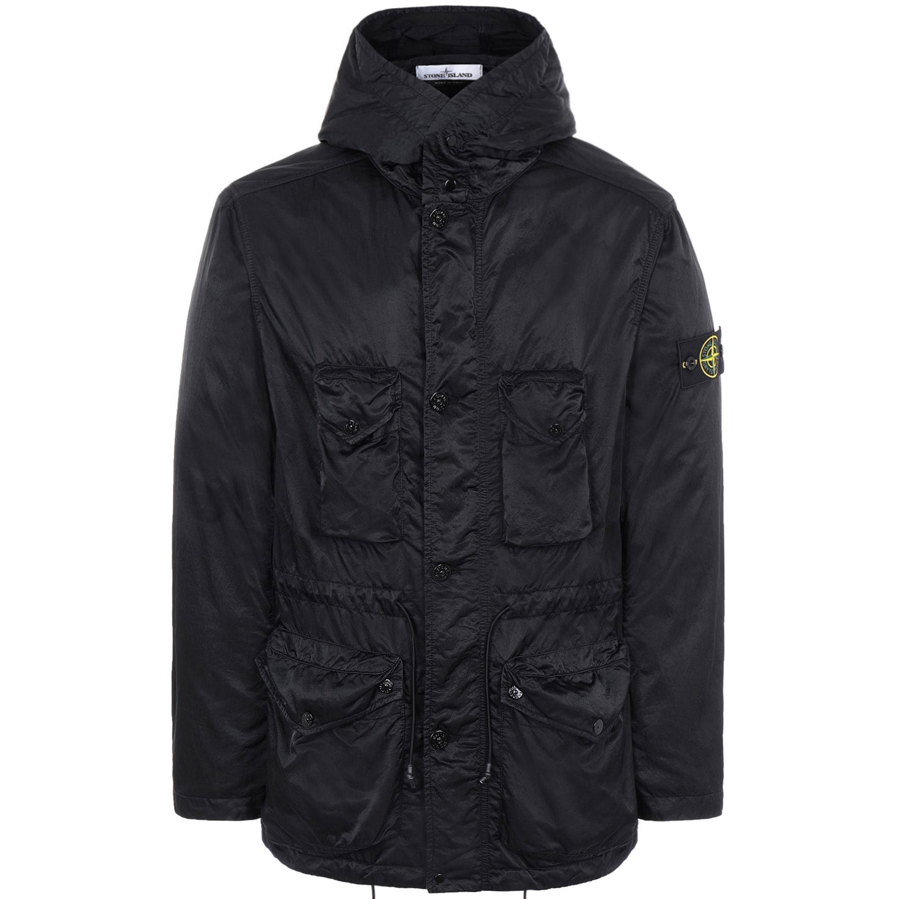 Stone Island Black Nylon Raso TC