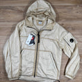 C.P. Company Nada Shell Lens Padded Jacket in Pistachio Shell