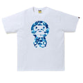 BAPE ABC CAMO BIG BABY MILO T-SHIRT WHITE/BLUE (W)