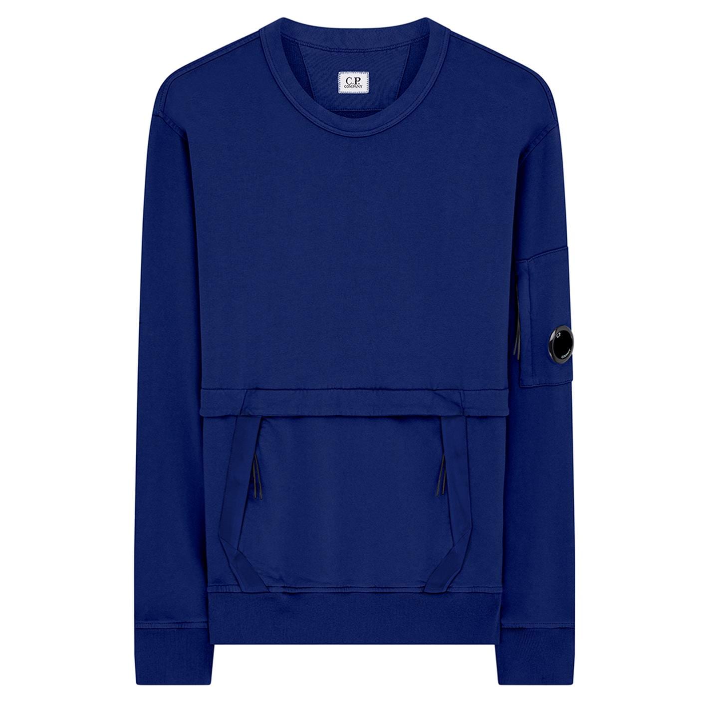 CP Company Lens Tape Zip Crew Sweater