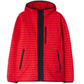 Burberry Red Nylon Puffer Coat