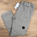 C.P. Company Stretch Sateen Regular Lens Cargo Pants in London Fog - Grey