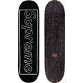 SUPREME KAWS CHALK LOGO SKATEBOARD DECK BLACK