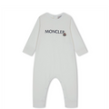 Moncler White Baby Grow
