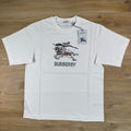 Burberry EKD Sketch T-Shirt in Chalk White