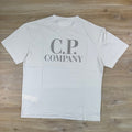 C.P. Company 30/1 Jersey Logo T-Shirt in Frozen Dew