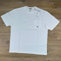 C.P. Company 24/1 Pigment Dyed T-Shirt in Gauze White