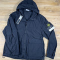 Stone Island Nylon Smerigliato-TC Short Hooded Parka in Black