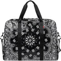 SUPREME BANDANA TARP DUFFLE BAG BLACK