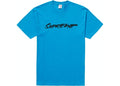 SUPREME FUTURA LOGO TEE BLUE