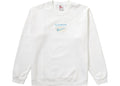 SUPREME X NIKE JEWEL CREWNECK WHITE