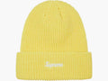 SUPREME LOOSE GAUGE BEANIE LIGHT YELLOW