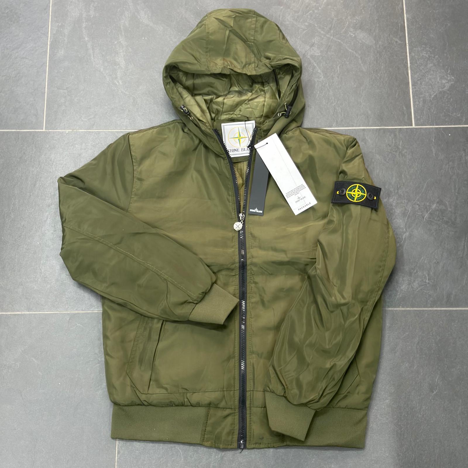GIUBBINO PRIMAVERILE STONE ISLAND COLORE VERDE