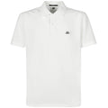 CP Company White Embroidered Polo Shirt