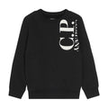 Kids CP Company Black Logo Sweatshirt