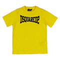 Kids DSQUARED2 Yellow Logo T-Shirt