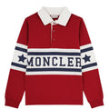Kids Moncler Logo Cotton Polo Shirt