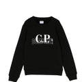 Kids CP Company Black Logo Sweatshirt
