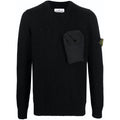 Stone Island Black Pocket Knit Sweatshirt