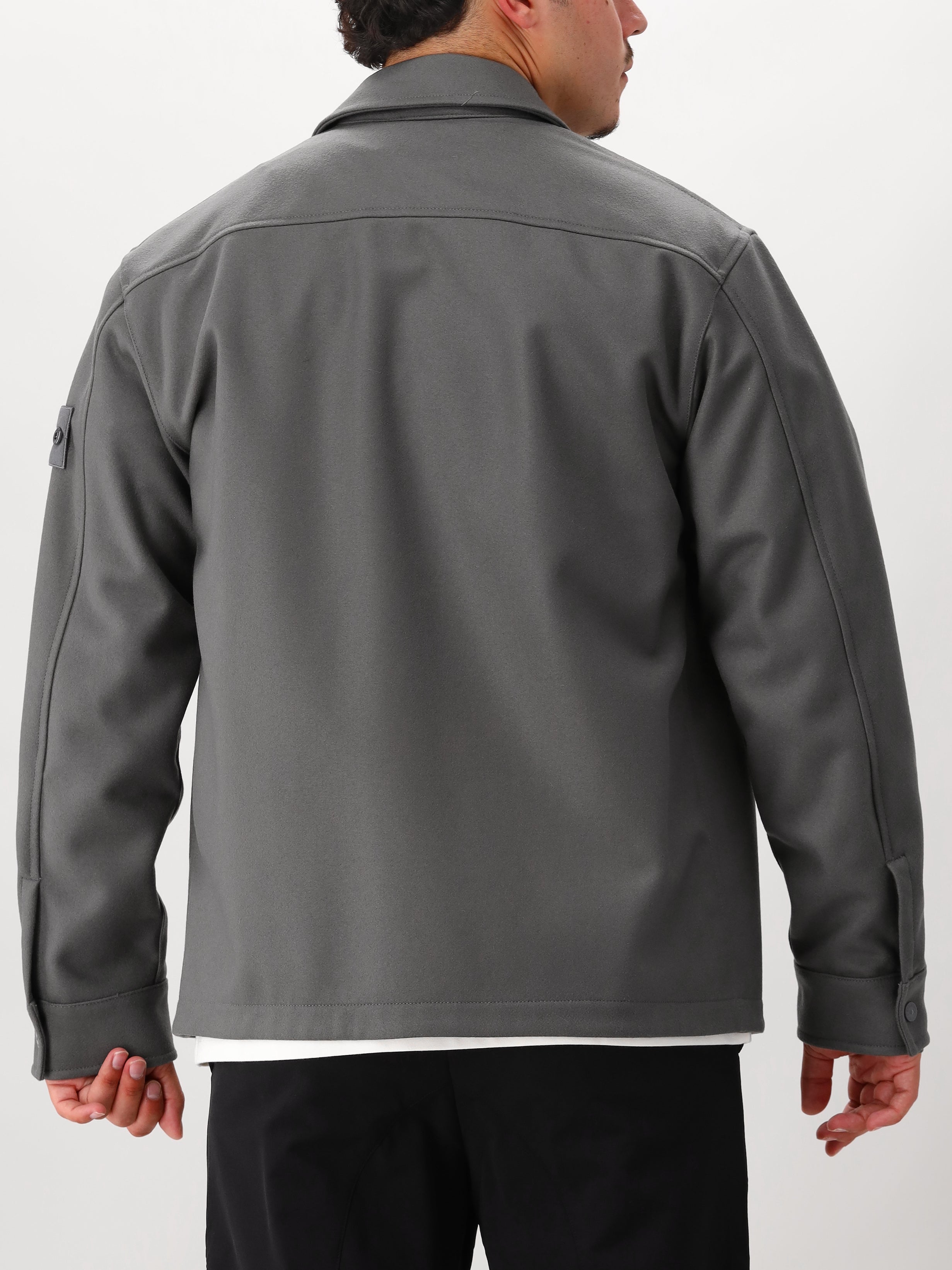 Stone Island Overshirt Grijs Ghost