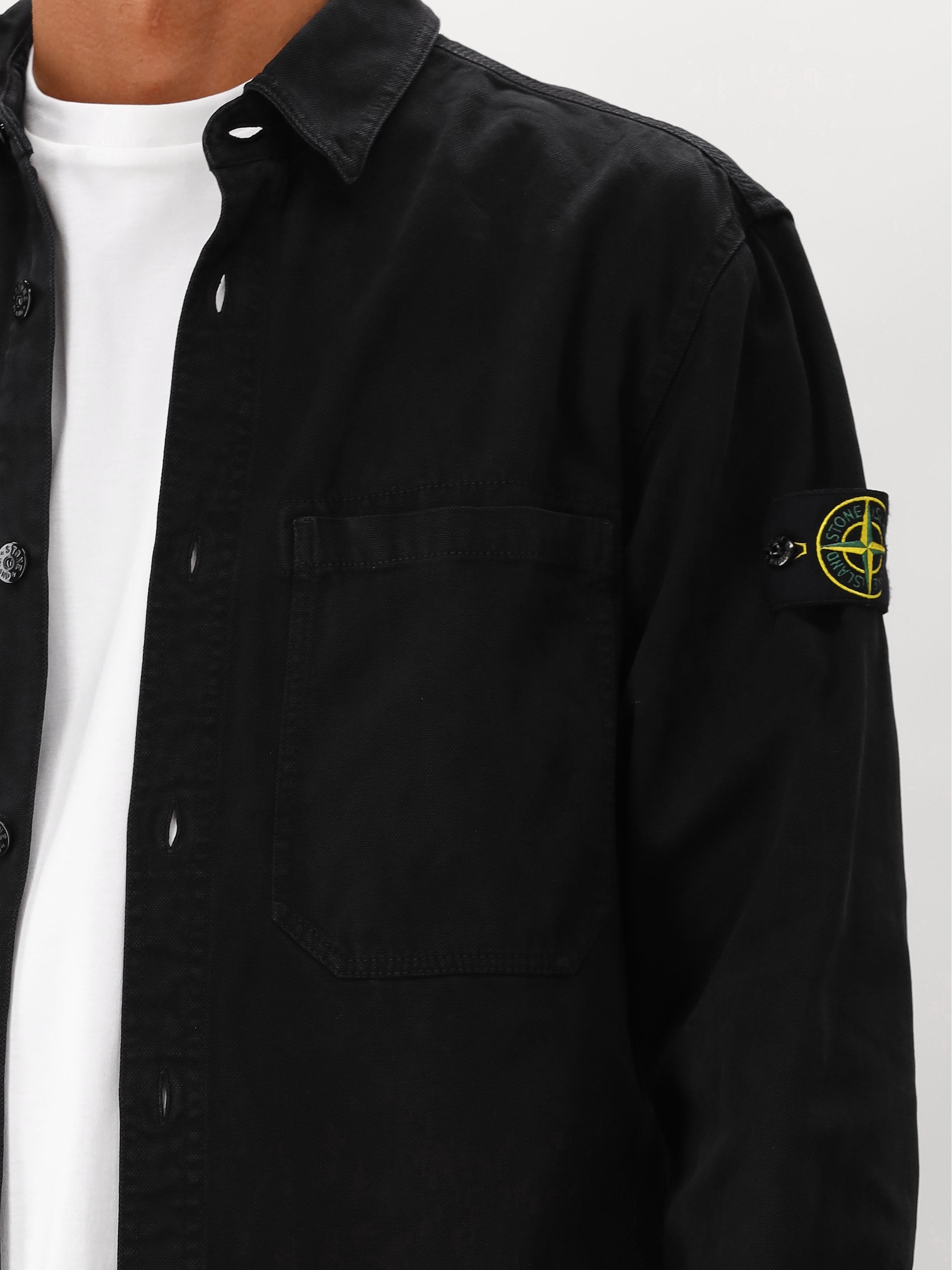 Stone Island Overshirt Zwart