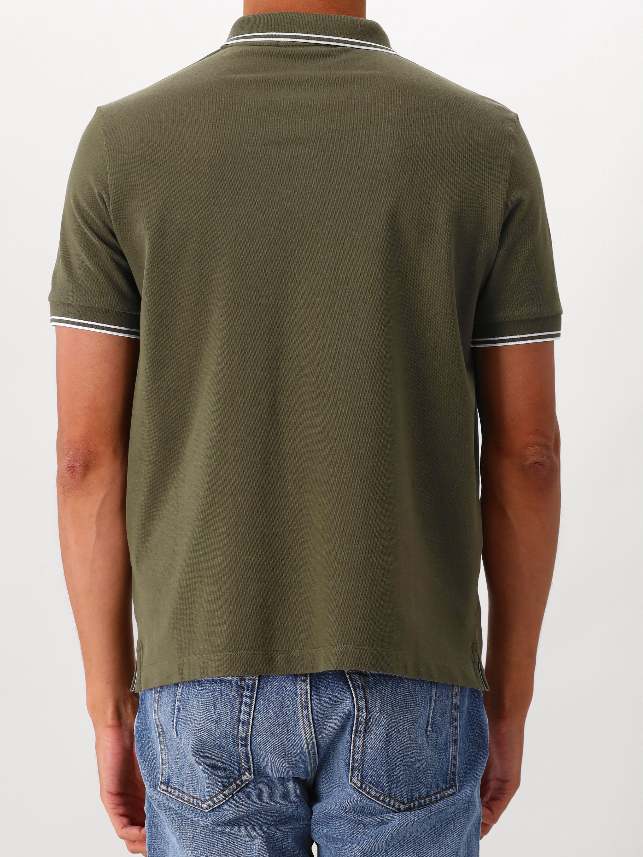 Stone Island Polo Contrast Groen