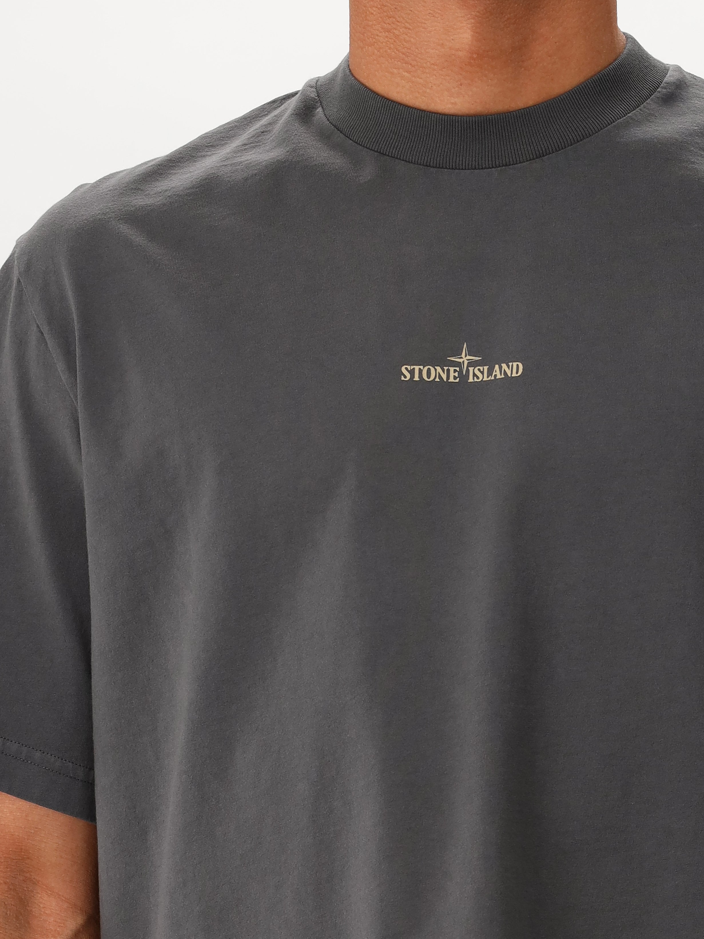 Stone Island T-shirt Donkergrijs