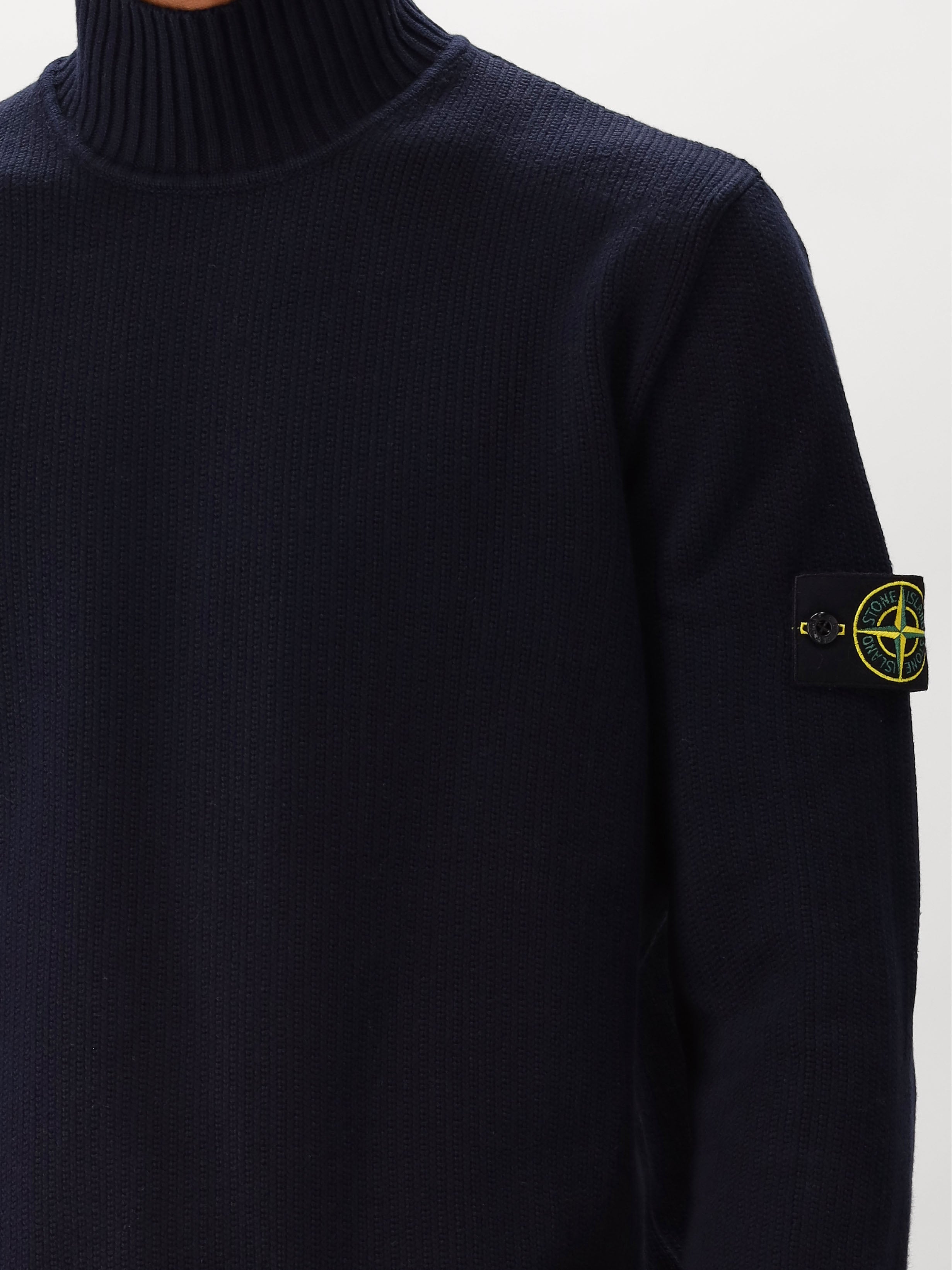 Stone Island Gebreide Trui Blauw