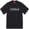 Supreme Black Embroidered Logo T-Shirt